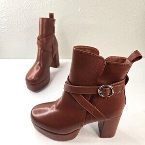 Lulu's Brown Ankle Boots